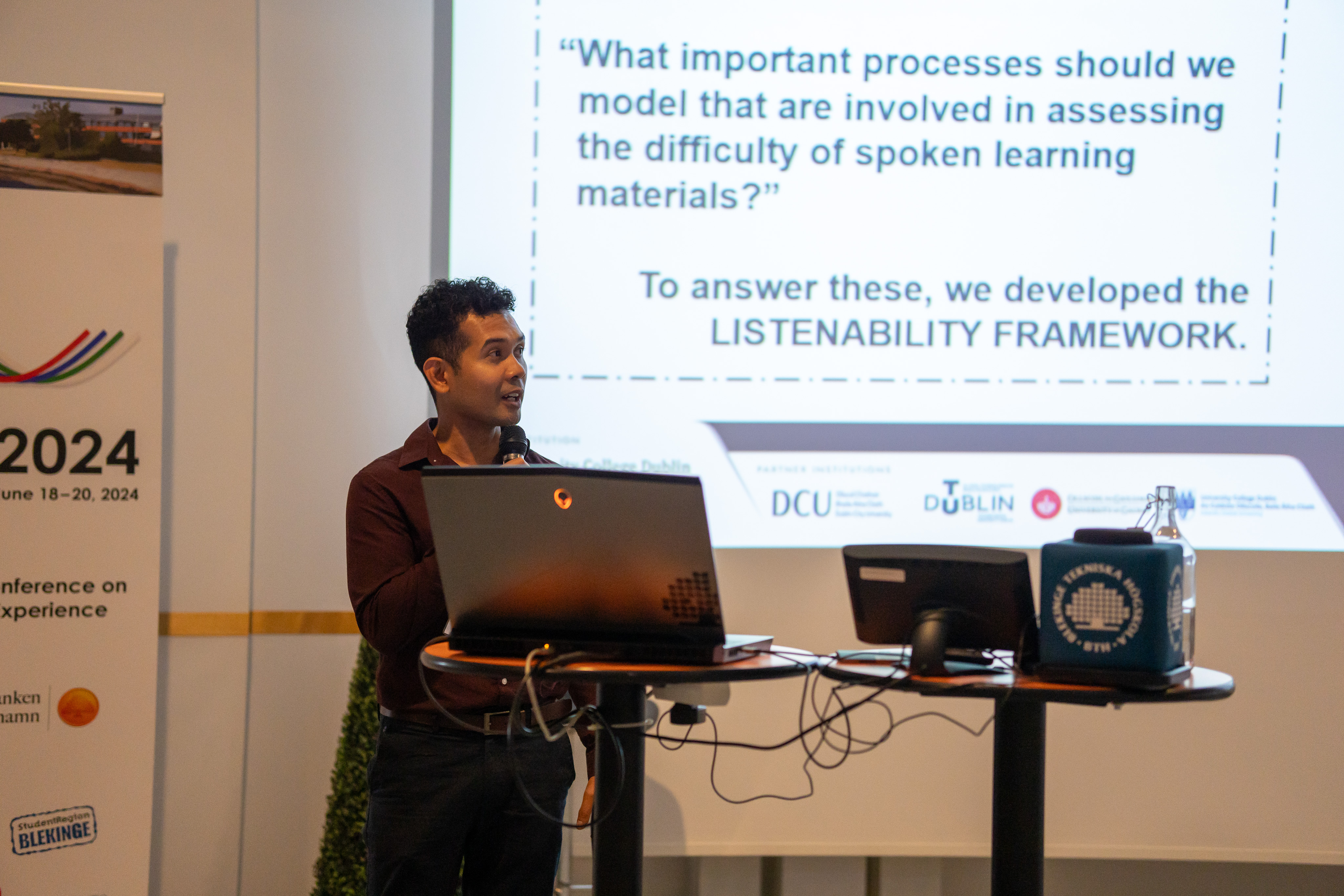 Michael Bayona, Postdoctoral Research Fellow on the Lo-Rig project.